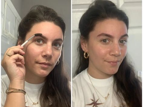 How to tint your eyebrows at home, according to a brow expert - Insider Eyebrow Dye Before And After, Tint Brows At Home, At Home Eyebrow Tint, Tinting Eyebrows At Home, Diy Brow Tint At Home, How To Dye Eyebrows, Just For Men Eyebrow Tint, Eyebrow Dye Diy At Home, Tinting Eyebrows Before And After