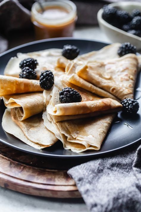 Whole Wheat Crepe Recipe, Whole Wheat Crepes, Fruit Pancakes, Crepe Batter, Best Pancake Recipe, Breakfast Photography, Wheat Recipes, Stage Photo, Savory Pancakes