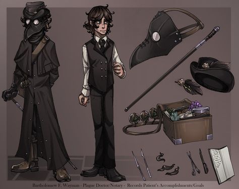 Plague Doctor Character Design, Plague Doctor Character, Doctor Character Design, Corpus Hermeticum, Doctor Things, Plague Doctor Art, Doctor Character, Survival Clothes, Armour Design