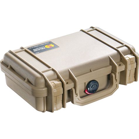 Pelican 1170 Case With Foam (Desert Tan) -- To view further for this item, visit the image link. (This is an affiliate link) #CameraPhoto Solid Wall, Pelican Case, Yellow Case, Green Cases, Photo Equipment, Small Case, Water Proof Case, Camera Case, Camera Accessories