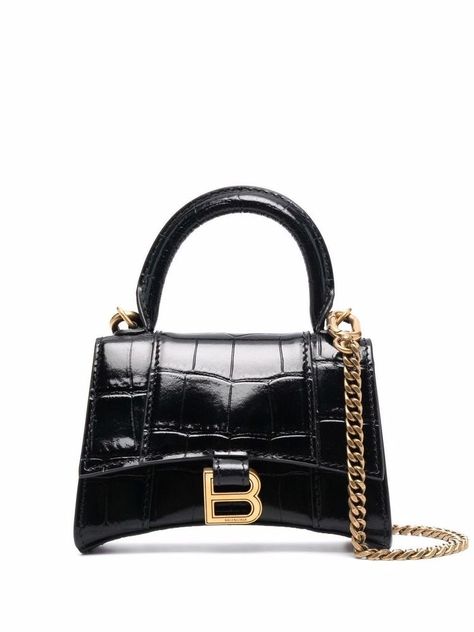 Balenciaga Handbags, Shoulder Chain, Crocodile Leather, Balenciaga Designer, Coach Swagger Bag, Tote Bag Design, Valentino Garavani, Calf Leather, Balenciaga