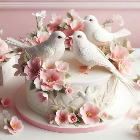 Stunning Cakes, Candy Bar Party, Better Than Takeout, Bird Cakes, Amazing Food Art, Creative Cake Decorating, Cashew Chicken, Beautiful Birthday Cakes, Cake Decorating Designs