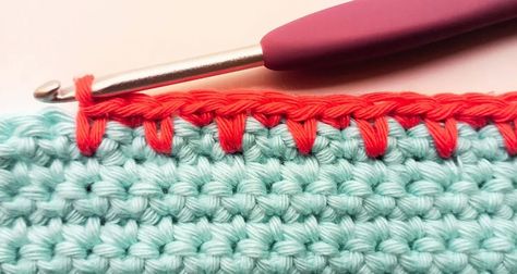 How to Crochet Single Crochet Spike Stitch (Ssc) - Best Crochet Life Spike Crochet Stitch, Spike Stitch Crochet, Crochet Spike Stitch, Crochet Single Crochet, Spike Stitch, Simply Crochet, Popcorn Stitch, Crochet Stitches Free, Crochet Mandala Pattern