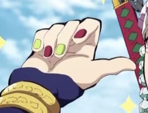 Nail Art Color Combination, Demon Slayer Tengen Uzui Nails, Tengen Uzui Nails, Tengen Nails, Nail Ideas Anime, Anime Nails Ideas, Anime Nails Art, Anime Nail Ideas, Anime Inspired Nails