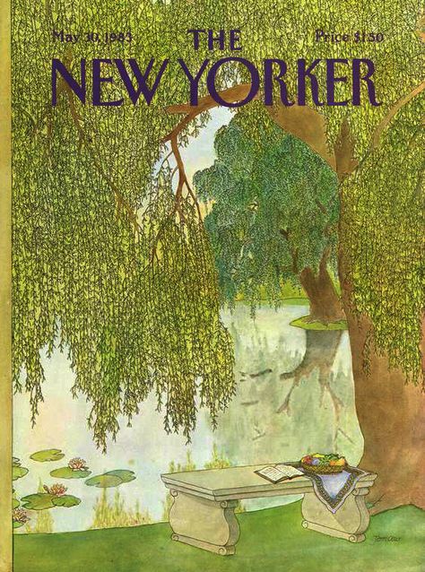 The New Yorker - Monday, May 30, 1983 - Issue # 3041 - Vol. 59 - N° 15 - Cover by : Jenni Oliver The New Yorker Magazine, New Yorker Magazine, Turn The Page, New Yorker Covers, Dorm Posters, Vintage Poster Art, Design Visual, Art Collage Wall, Vintage Magazine