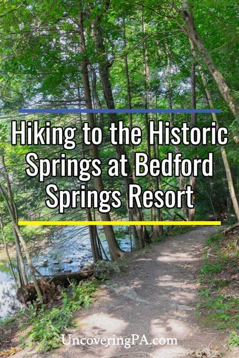 The Hiking Trails at Omni Bedford Springs Resort in Pennsylvania offer a great chance to see the historic springs and natural beauty of this area. Find out everything you need to know here. Penny Hot Springs Colorado, Seven Springs Resort Pennsylvania, Bellefonte Pennsylvania, Bedford Springs Resort, The Springs Resort Pagosa, Fanning Springs State Park, Omni Bedford Springs Resort, Seven Springs, Sulphur Springs