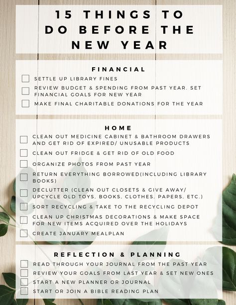 15 Things You Should Do Before the End of the Year New Years Resolution List, Resolution List, Before The New Year, New Year Planning, New Year Goals, New Year's Resolution, New Year New Me, Year Resolutions, Get My Life Together