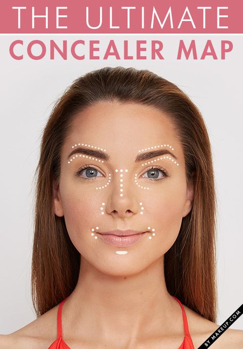 Gorgeous makeup for less effort. Concealer Map, Apply Concealer, Makeup Tip, How To Apply Concealer, Makati, Love Makeup, All Things Beauty, Hair Skin, Makeup Skin Care