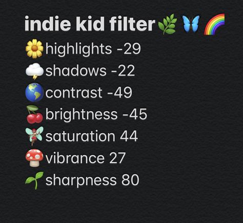 How To Make Indie Filter, Indie Picture Editing, How To Edit Indie Photos, Indie Photo Filter, Indie Photo Editing, Indie Aethestic, Indie Photo Edit, Kidcore Filter, Indiecore Aesthetic