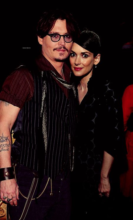 Johnny Depp Winona Tattoo, Debbie Depp, Winona Ryder Style, Winona Rider, Johnny And Winona, Depp Johnny, Johnny Depp And Winona, Lily Depp, Winona Forever