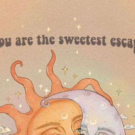 Symbolic Magic Art on Instagram: "Tag them 🌞🌙 ⁣⁣
⁣⁣
You are the sweetest escape. ⁣⁣
Thank you for existing. ⁣
⁣
Art: @alexisrakun" Sweet Escape, Magic Art, Thank You, On Instagram, Instagram, Art