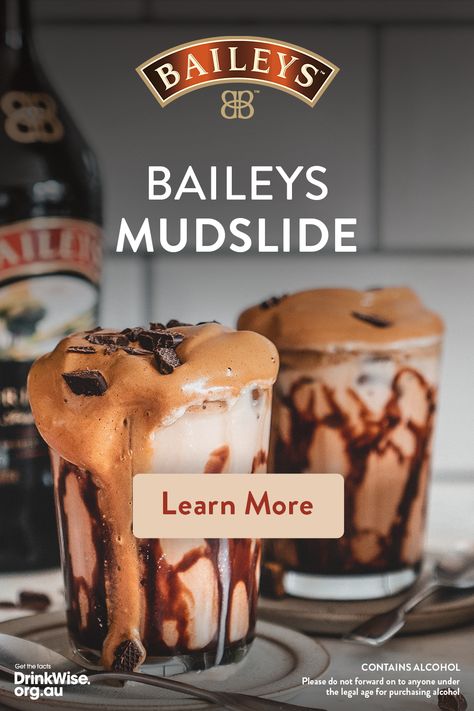 Who says you need an occasion to eat cake? This recipe with rich ganache and creamy Baileys is enough of an excuse on its own. Baileys Recipes, Mudslide, Perfect Selfie, Slices Recipes, Cheesecake Bites, Cocktail Drinks Recipes, Brownie Cake, Christmas Cooking, Drinks Alcohol Recipes