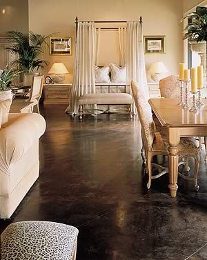 dark brown stained concrete...love the floor Stained Concrete Floors Living Room, Concrete Floors Bedroom, Concrete Floors Living Room, Concrete Bedroom, Concrete Floors In House, Stained Concrete Floors, Acid Stained Concrete, Acid Stain, Concrete Stained Floors