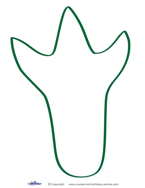 (D) Dinosaur Footprint 2 - Coolest Free Printables. Also, free dino coloring pages at: http://learningdisabilities.about.com/od/worksheets/qt/printable_worksheets_dinosaur.htm. Do a dino excavation. 'D' for Dinosaur Penguin Footprint, Dino Excavation, Dinosaur Cut Outs, Dinosaur Outline, Dinosaur Week, Thema Dino, Dinosaur Clipart, Dinosaurs Preschool, Dinosaur Tracks