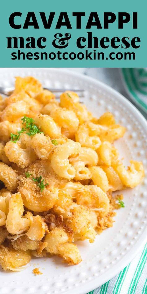 Cavatappi Mac And Cheese, Cheese Combinations, Macaroni Cheese Recipes, Homemade Comfort Food, Baked Pasta Recipes, Weeknight Dinner Recipes Easy, Mac And Cheese Recipe, Easy Weeknight Dinner, Cheesy Recipes