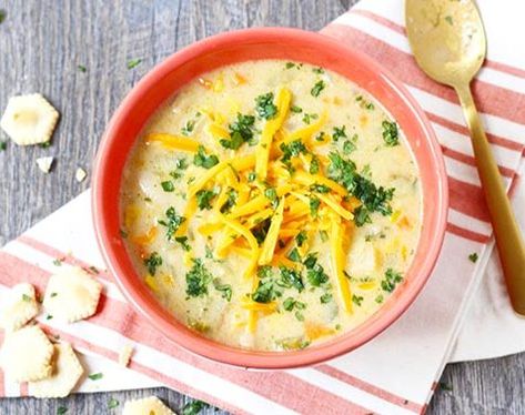 Bean Chowder, Potato Chowder, Diced Green Chilies, Diced Carrots, Cheddar Soup, Recipes Appetizers And Snacks, Canned Corn, Corn Chowder, Cannellini Beans