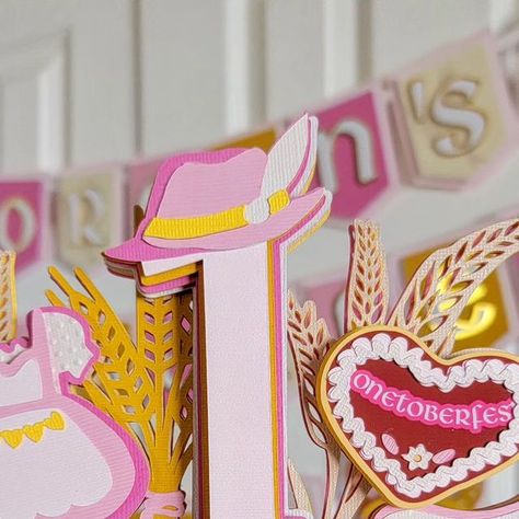 Oktoberfest Party, 1st Bday, Birthday Girl, 2nd Birthday, Girl Birthday, 1st Birthday, Birthday Party, Birthday, Pink