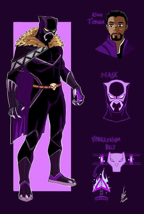 Black Panther King, African Superhero, Spiderman Ps4, Black Panther Art, Marvel Characters Art, Marvel Artwork, Marvel Images, Marvel Comic Character, Black Characters