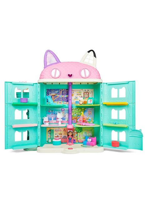 #GabbysDollhouse, #Purrfect #Dollhouse with 15 Pieces Including Toy Figures, Furniture, Accessories and Sounds, Kids Toys for Ages 3 and up #christmas #gift #toddlergift #trending #toylist #toys #christmastoy #christmaslist #hottoy #affiliatelink #followme #savethispin #sharethispin #christmastoylist Pandy Paws, Kids Doll House, Candy Tree, Holiday Toys, Dollhouse Toys, Dollhouse Dolls, Toy Figures, Christmas Gifts For Kids, Imaginative Play