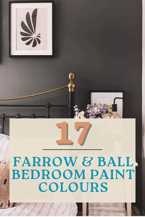 Your bedroom should feel restful, cosy but also calming. With so many colours to choose from, we’ve taken out some of the decision fatigue for you and put together a stunning roundup of some of the best bedroom spaces featuring Farrow and Ball paints. Farrow And Ball Mouses Back Bedroom, Guest Bedroom Farrow And Ball, Modern Bedroom Colours, Dove Tale Farrow And Ball Bedroom, Farrow And Ball Pelt Bedroom, Farrow And Ball Vert De Terre Bedroom, Farrow And Ball Moody Colors, Farrow And Ball Borrowed Light Bedrooms, Farrow And Ball Downpipe Bedroom