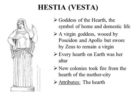 Greek Goddess Symbols, Hestia Tattoo, Hestia Statue, Witch Practice, Hestia Goddess, Goddess Hestia, Deity Worship, Goddess Of The Hearth, Goddess Magick