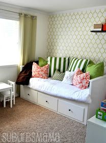 Small Spare Room Ideas, Spare Bedroom Ideas, Office With Daybed, Bedroom And Office Combo Ideas, Guest Bedroom Office Combo, Small Spare Room, Playroom/guest Room, Bedroom Office Combo, Guest Bedroom Office