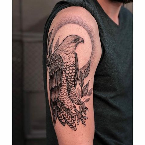 Menacing Tattoo, Falcon Tattoo Design, Peregrine Falcon Tattoo, Hawk Tattoos, Bird Of Prey Tattoo, Falcon Tattoo, Tattoo 2022, Hawk Tattoo