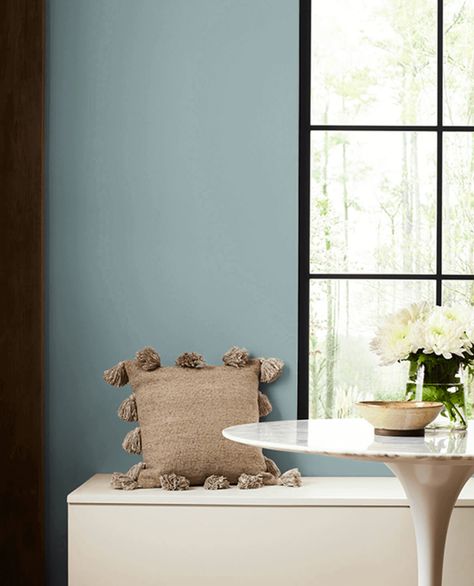 Delft SW 9134 | Blue Paint Colors | Sherwin-Williams Sherwin Williams Delft, Blue Paint Color, Blue Paint Colors, Sherwin Williams Paint Colors, Paint Projects, Slate Tile, Color Samples, Blue Paint, Sherwin Williams