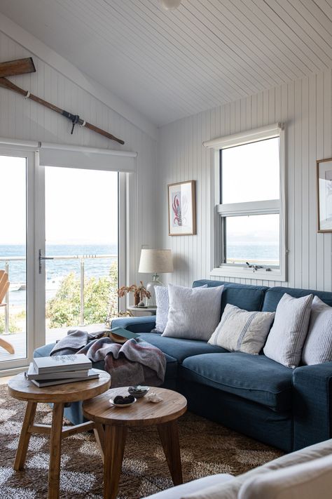 Boathouse Interior, Home Oasis, Bruny Island, Coastal House, Haus Am See, Warm Interior, Boat House, Beach Shack, Beach House Style