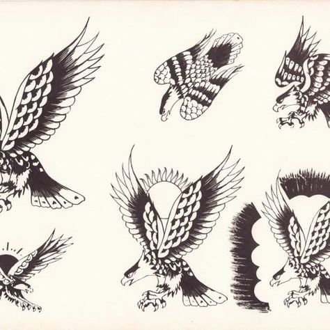 (Production) Flash – Tattoo Collection Trad Flash, 6 Tattoo, Neat Tattoos, Traditional Eagle Tattoo, Umbrella Tattoo, Vintage Tattoo Art, Vintage Tattoo Design, School Drawing, Free Tattoo Designs