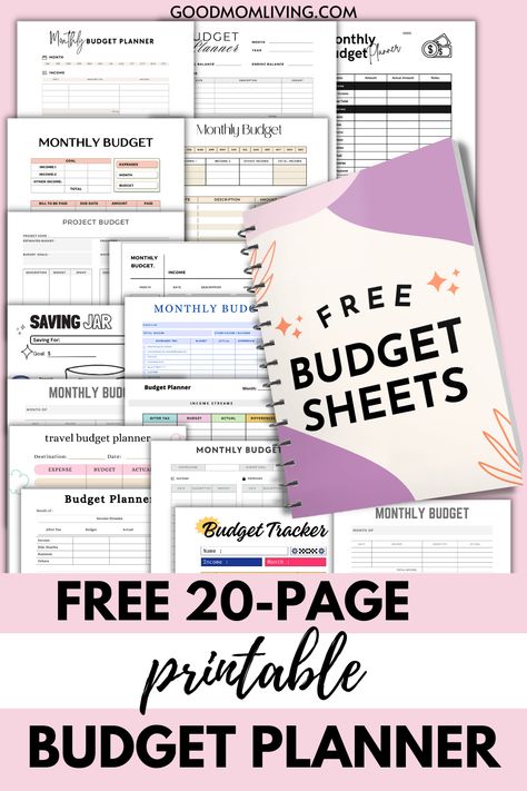 Mom planner printables free, mom planner ideas, home budgeting Mom Planner Ideas, Budget Binder Free Printables, Mom Planner Printables Free, Home Budget Template, Budget Binder Free, Printable Budget Sheets, Household Budget Template, Travel Budget Planner, Printable Budget Planner