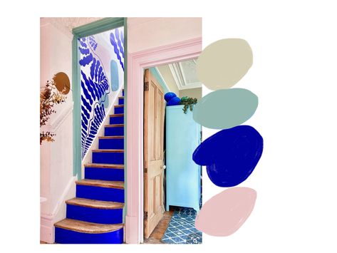 Cobalt Blue Complimentary Colors, Cobalt Colour Palette, Color Palette With Cobalt Blue, Color Palette Cobalt Blue, Yves Klein Blue Color Palette, Cobalt Blue Interior Design, Klein Blue Color Palette, Cobalt Blue Colour Palette, Blue Interior Color Palette