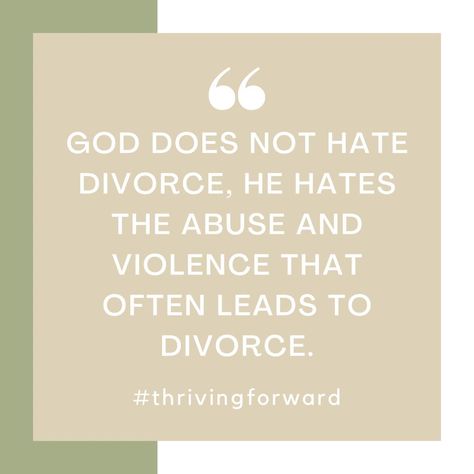 “God hates divorce” is one of the most... - Thriving Forward Verses Of The Bible, Bible Translations, Divorce Quotes, S Heart, Healing Journey, Gods Love, The Bible, Bible Study, Growing Up