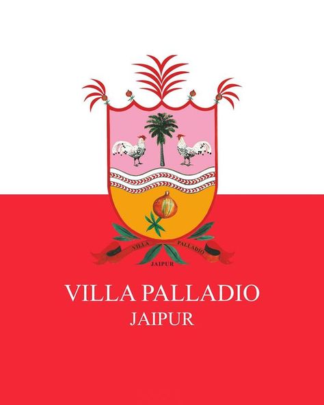 Jaipur Logo, Palladio Jaipur, Villa Palladio, Jaipur Wedding, Ferrari Logo, Jaipur, Vehicle Logos, Villa, India