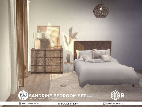 Sims 4 Cc Bedroom Sets, Comfy Rocking Chair, Sims4 House, Sims 4 Beds, Sims Furniture, Furniture Cc, Tumblr Bedroom, Sims Inspiration, Sims 4 Bedroom