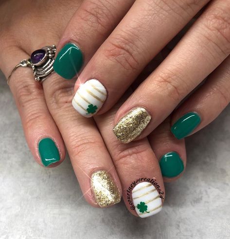 St Patricks Nail Designs, Saint Patrick Nail, Light Elegance, St Patricks Day Nails, St. Patricks Day, Gel Nail Designs, Green Nails, St Patrick’s Day, Nail Tech