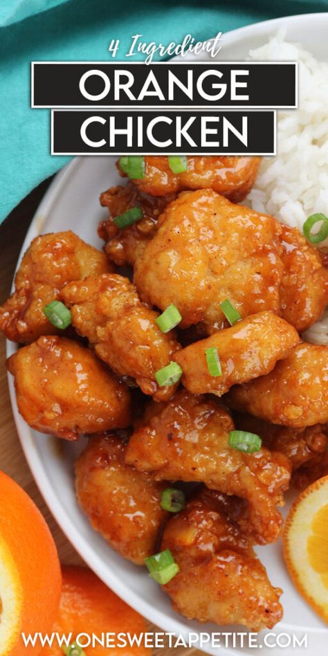 Orange Chicken With Frozen Nuggets, Easy Orange Chicken 3 Ingredients, Orange Chicken Glaze, Diy Orange Chicken, Orange Chicken With Marmalade, Instapot Orange Chicken, How To Make Orange Chicken, Orange Chicken With Orange Marmalade, Orange Chicken Nuggets