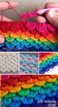 Sequins Stitch Crochet Pattern (C) Crochet Crocodile Stitch Pattern, Stitch Crochet Pattern, Crochet Crocodile, Beau Crochet, Crocodile Stitch, Confection Au Crochet, Crochet Simple, Stitch Crochet, Crochet Diy