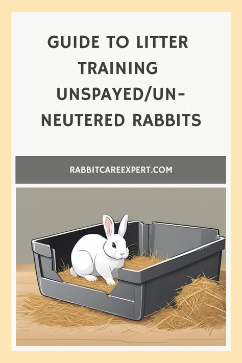 Guide to Litter Training Unspayed/Un-neutered Rabbits Litter Training Rabbits, Rabbit Training, Rabbit Health, Box Train, Female Rabbit, Pet Bunny, Bunny Rabbits, Boxing Training, Pet Rabbit