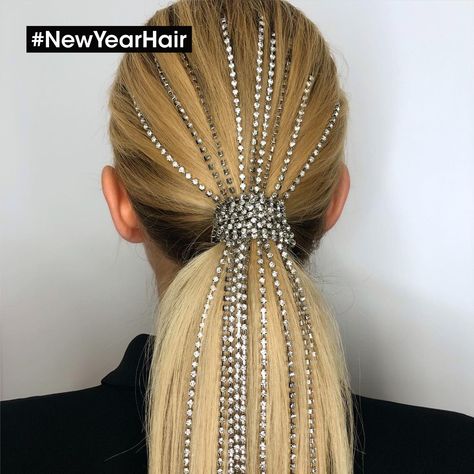 New Year Inspiration, Trend Hairstyle, New Year Eve, Fancy Earrings, High Ponytails, Hair Transformation, Around The Corner, New Years Eve, Hair Goals