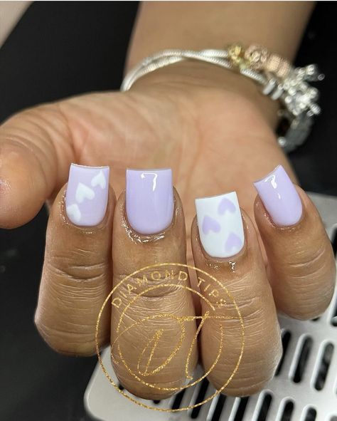 Lilac Nails, Purple Acrylic Nails, Acrylic Toe Nails, Hard Nails, Purple Nail Designs, Lavender Nails, Colored Acrylic Nails, Girly Acrylic Nails, French Tip Acrylic Nails