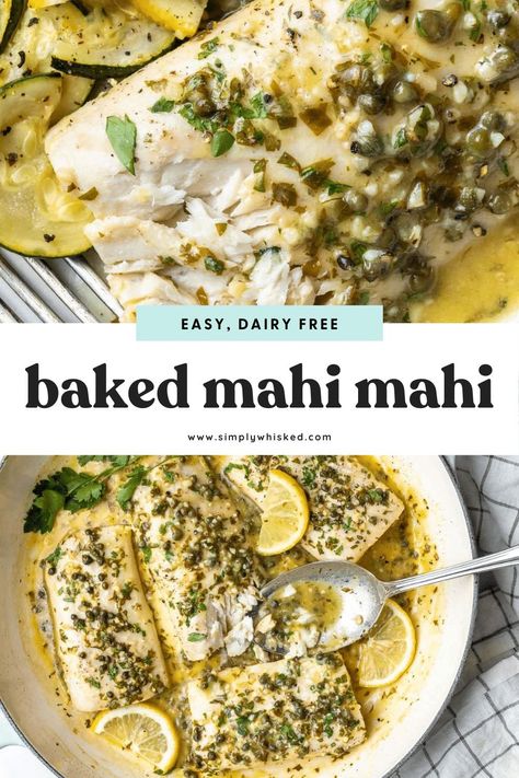 Whole 30 Mahi Mahi Recipes, Mahi Mahi Seasoning Baked, Mahi Mahi Picatta, Magi Mahi Recipes Baked, Best Mahi Mahi Recipes Baked, Simple Mahi Mahi Recipes, Baking Mahi Mahi In Oven, Seasoning For Mahi Mahi, Mahi Mahi Recipes Baked Easy