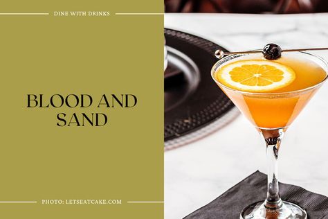 Blood And Sand, Good Whiskey, Cocktail Drinks, Mixed Drinks, Spice Up, Happy Hour, Cocktail Recipes, Get Ready, Spice Things Up