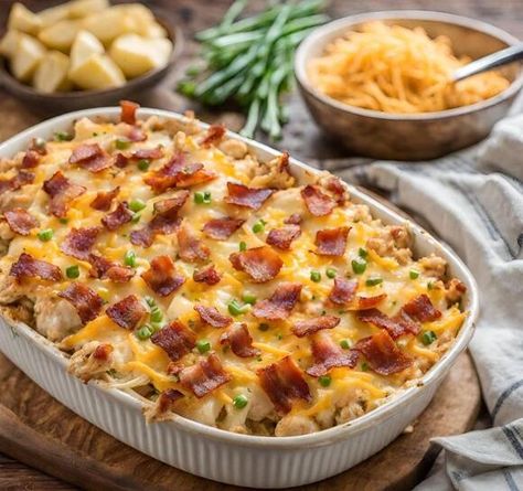 Holy Moly Casserole - Quick, Easy and Delicious. Holy Moly Chicken Casserole, Holy Moly Casserole, Quick Casserole Recipes, Dorito Taco Salad Recipe, Quick Casseroles, Potatoes Crispy, Stuffed Pepper Casserole, Mashed Potato Casserole, Chicken Casseroles