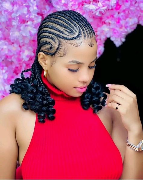 Braids Trending, Cornrow Hairstyle, Latest Hair Braids, Cornrows Natural Hair, Cornrows Braids For Black Women, Braid Trends, Short Box Braids Hairstyles, Short Box Braids, African Hair Braiding Styles