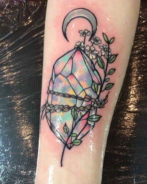 Colored Tattoos, See Tattoo, Gem Tattoo, Crystal Tattoo, Rosen Tattoo, Skin Art, Piercing Tattoo, Love Tattoos, A Tattoo