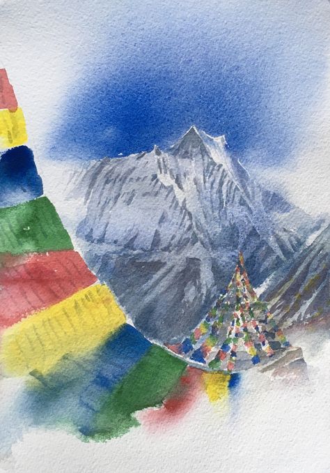 Annapurna Base Camp, Prayer Flags, Base Camp, Nepal, Christmas