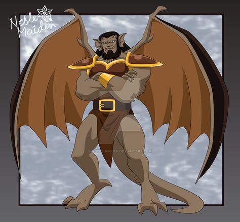 Artus by Noble-Maiden Gargoyle Drawing, Gargoyles Cartoon, Gargoyles Art, Gargoyles Disney, Disney Characters Wallpaper, Disney Designs, Cartoon Games, Realistic Drawings, Cute Comics