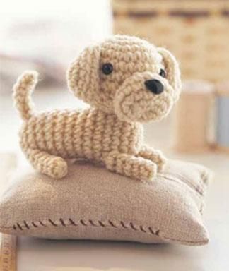 Crocheted Dog, Crochet Dog Patterns, Dog Crafts, Crochet Diy, Crochet Dog, Dog Pattern, Knitted Toys, Learn To Crochet, Crochet Dolls