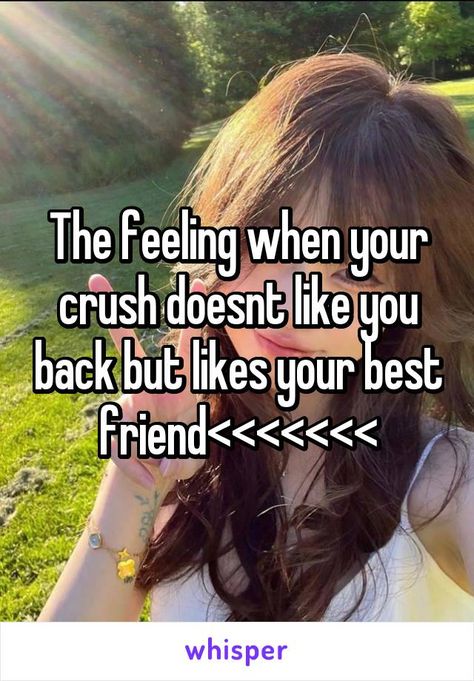 The feeling when your crush doesnt like you back but likes your best friend<<<<<<< Soulmate Manifestation, When You Like Someone, Badass Girl, Best Friend Dates, When Your Crush, When Your Best Friend, Crushing On Someone, Crush Love, Crush Memes